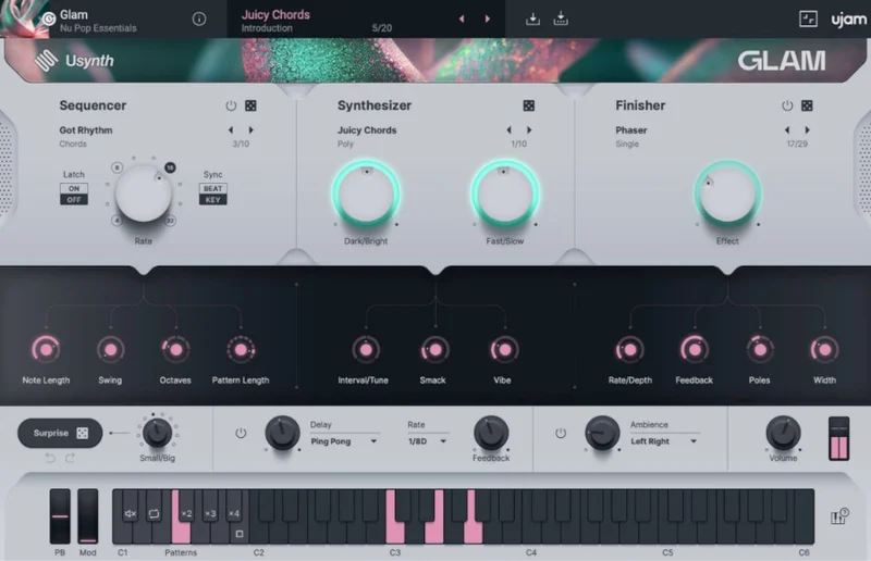 ujam GLAM Crossgrade from any paid UJAM product interface