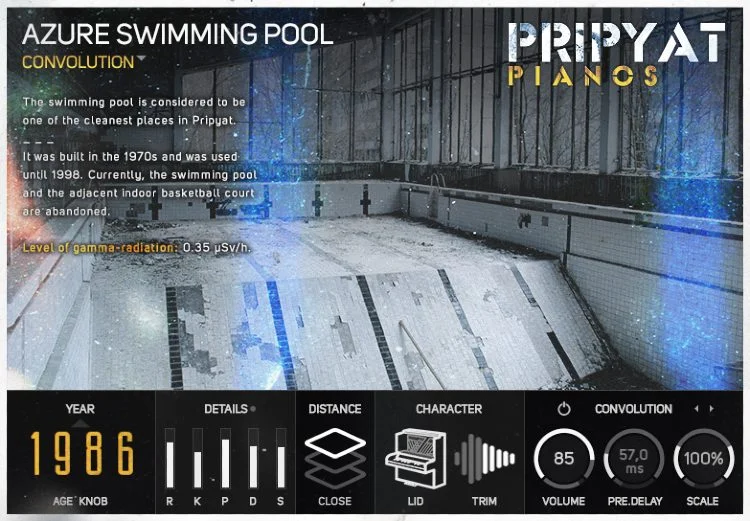 Strix Instruments PRIPYAT Pianos interface