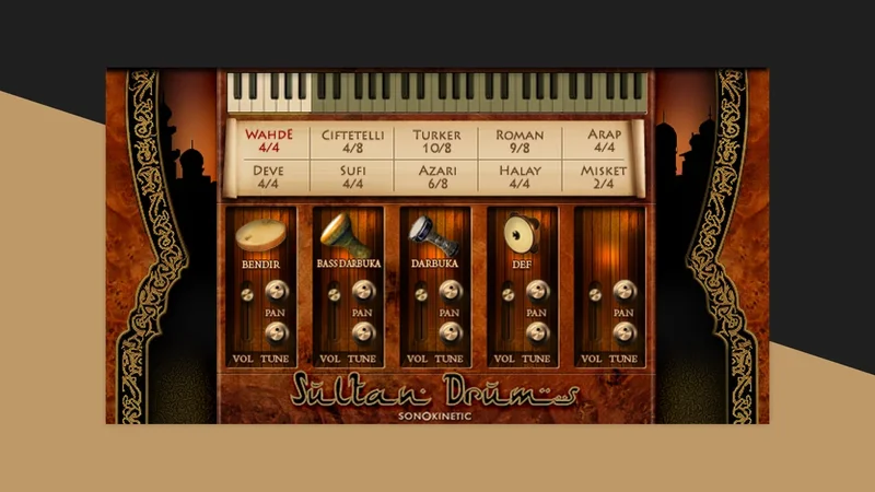 Sonokinetic Sultan Drums interface