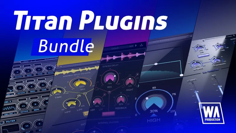 W. A. Production Titan Bundle interface