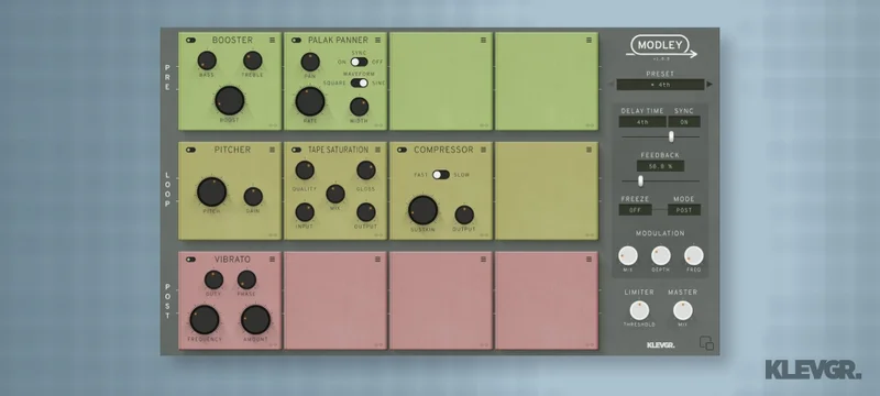 Klevgrand Modley interface