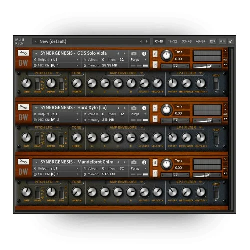 Hideaway Studio Synergenesis interface