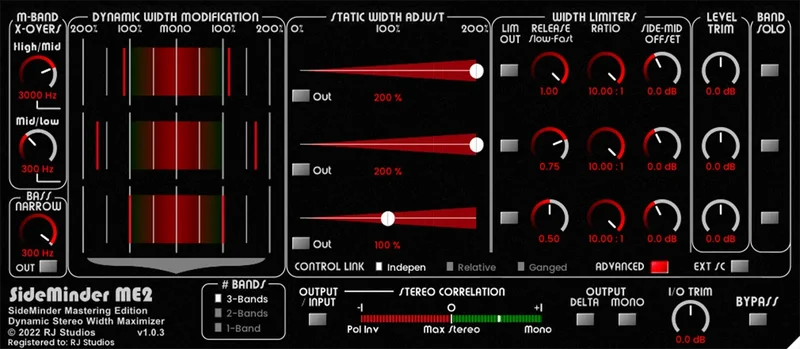Raising Jake Studios SideMinder ME2 interface