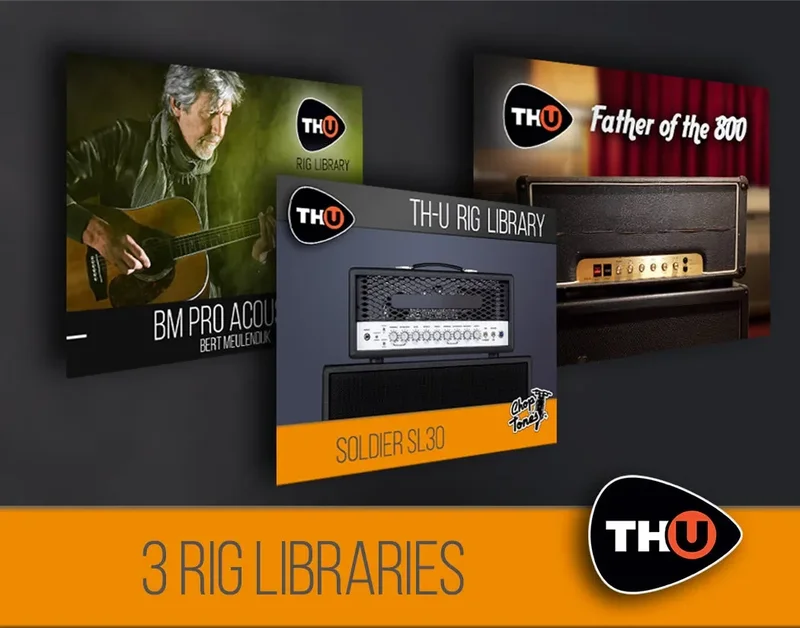 Overloud TH-U Bundle of 3 Rig Libraries interface