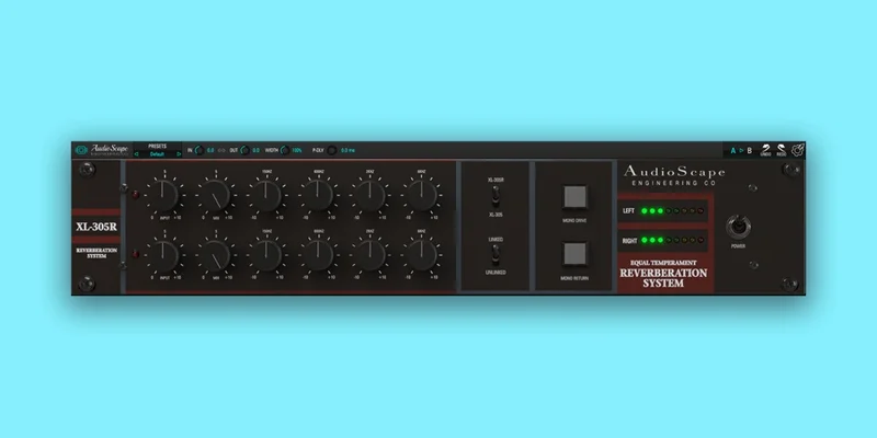 Kiive Audio XL-305R Dual Reverb interface