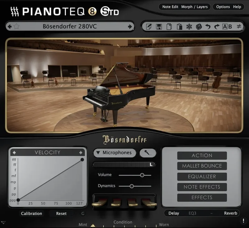 Pianoteq Bösendorfer 280VC interface