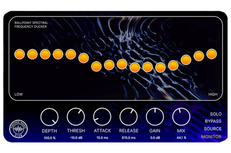 Fischer Music Club Ballpoint Spectral Sidechain interface