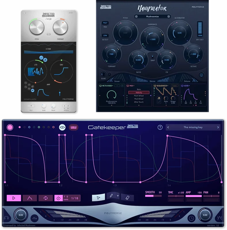 Polyverse Infected Mushroom Bundle interface