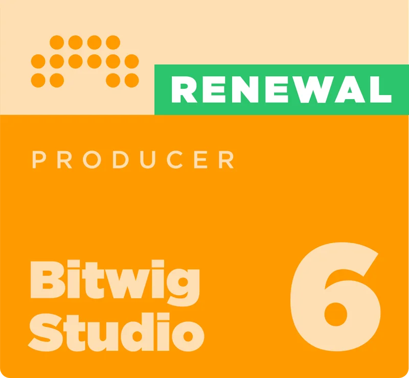 Bitwig Bitwig Studio 6 Producer 12 Month Upgrade Plan interface