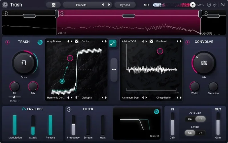 iZotope Trash Upgrade interface