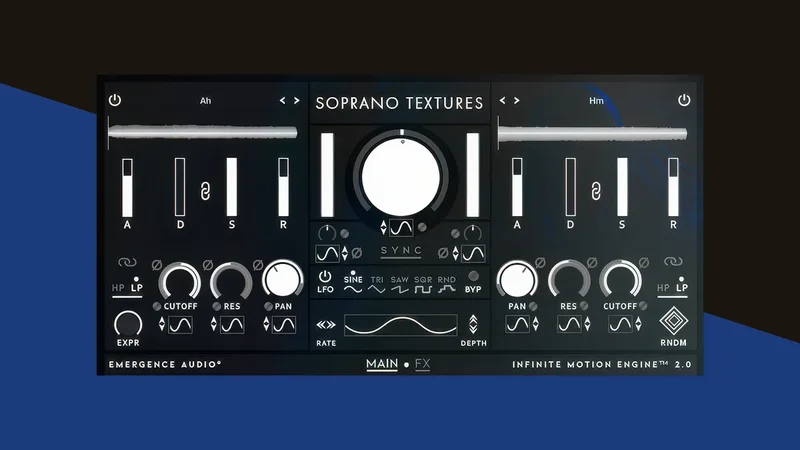 Emergence Audio Soprano Textures interface