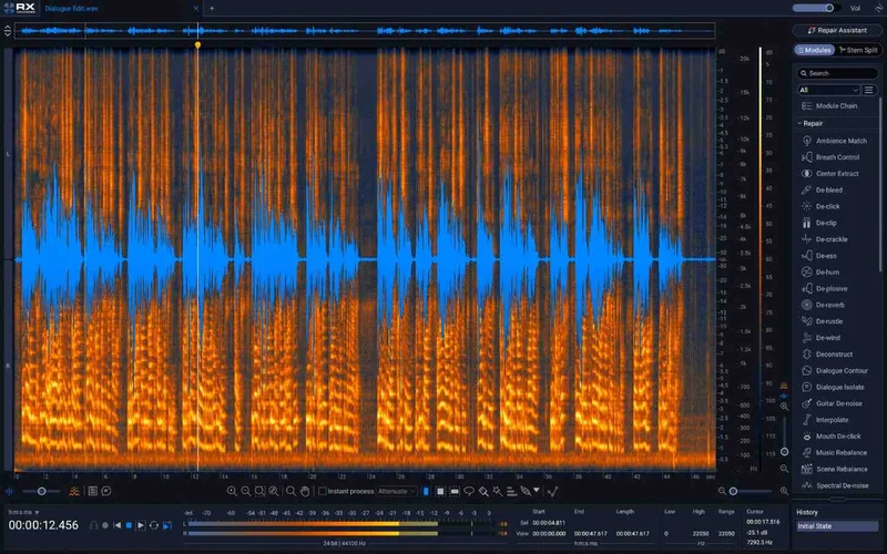 iZotope RX 12 Advanced interface