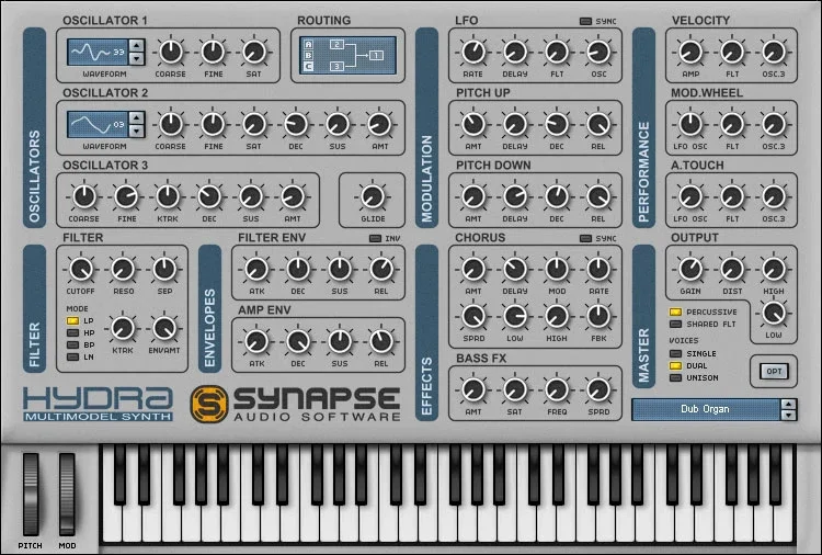 Synapse Hydra interface