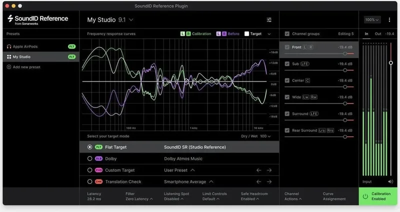 Sonarworks SoundID Reference for Multichannel Upgrade from Reference 4 Studio interface