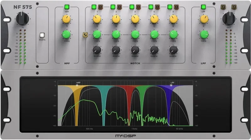 McDSP NF575 HD v7 interface