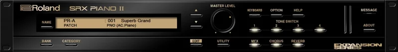 Roland SRX PIANO II interface