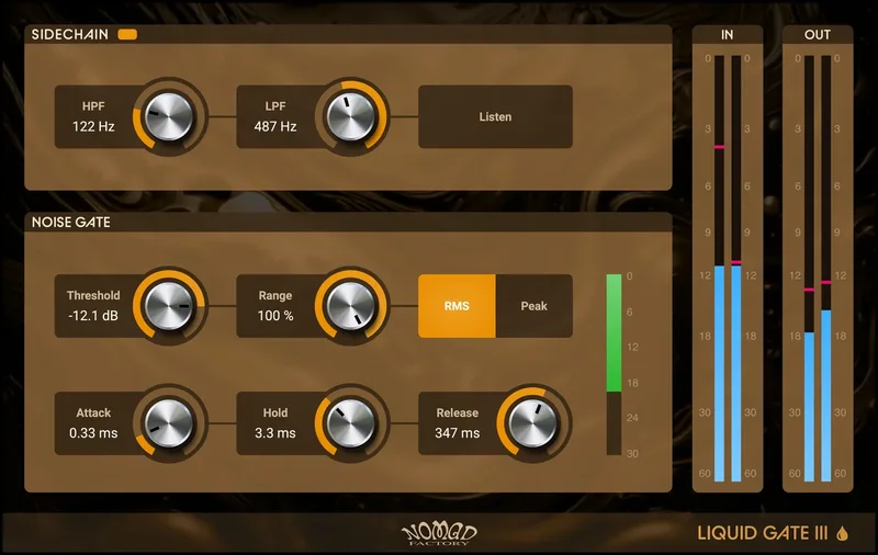 Nomad Factory Liquid Gate II interface