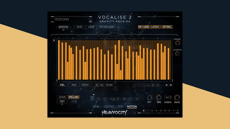 Vocalise 2 interface