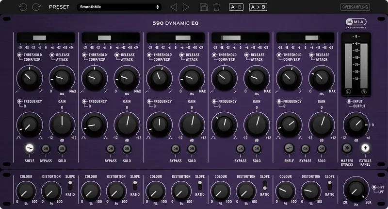 MIA Laboratories 590 Dynamic EQ interface