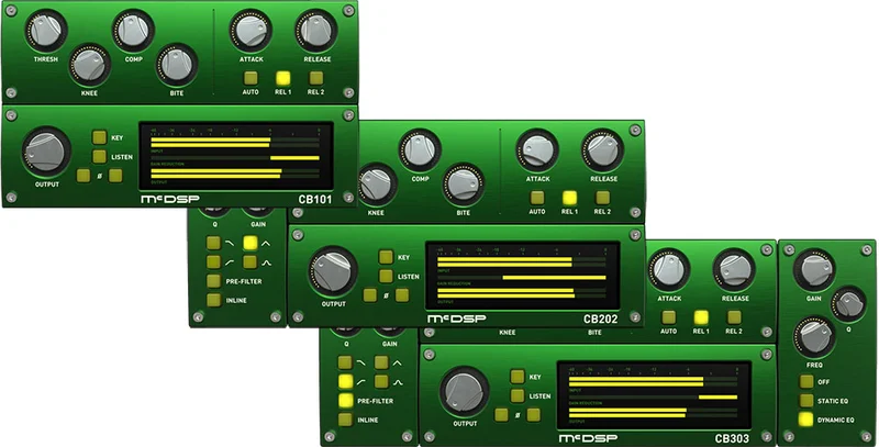 McDSP CompressorBank Native v7 interface