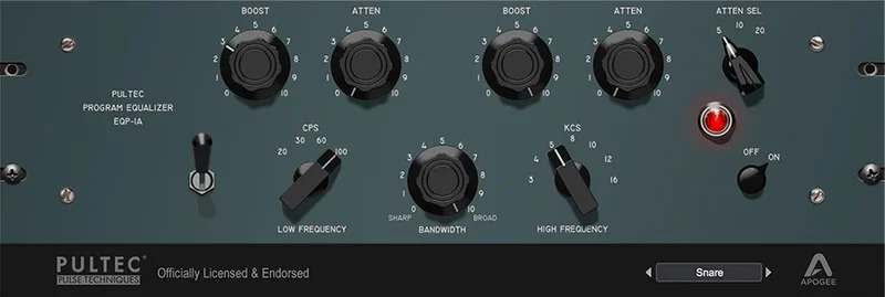 Apogee EQP-1A interface