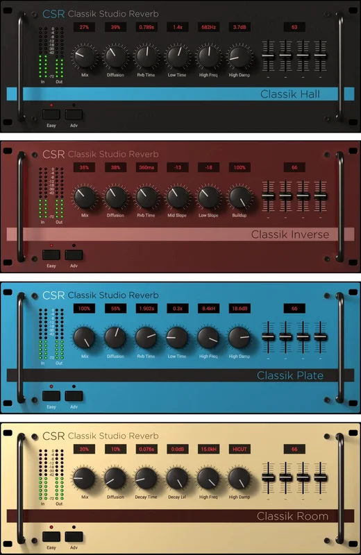 IK Multimedia CSR Reverb Bundle interface