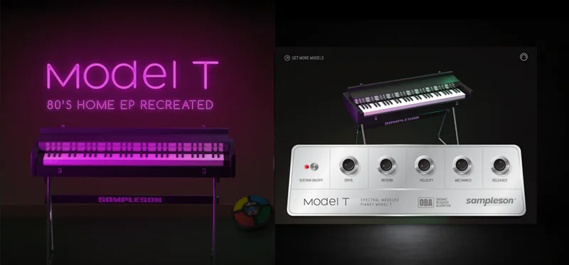 Sampleson Model T interface