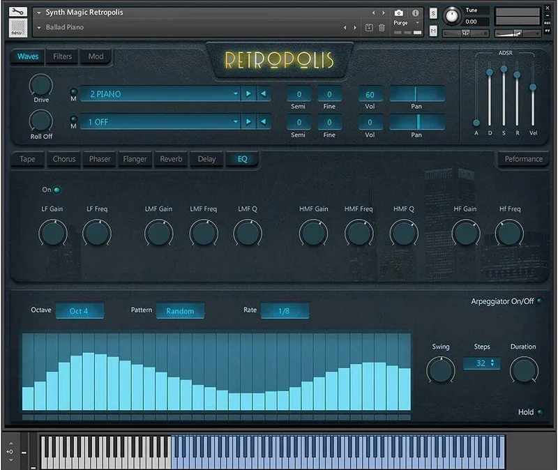 Loot Audio Retropolis interface