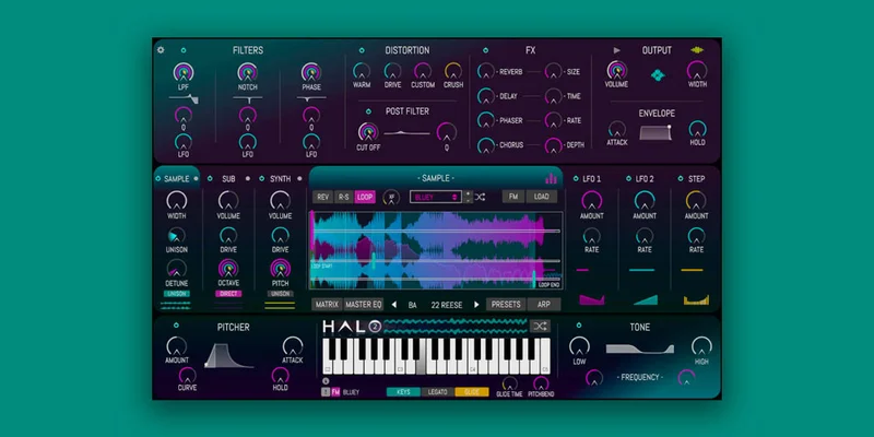DHPlugins HALO-2 + FREE BASS-FACE interface