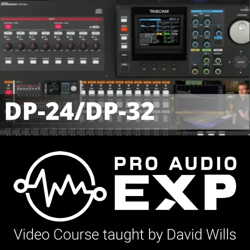 ProAudioEXP - Tascam DP24/DP32 Video Course interface