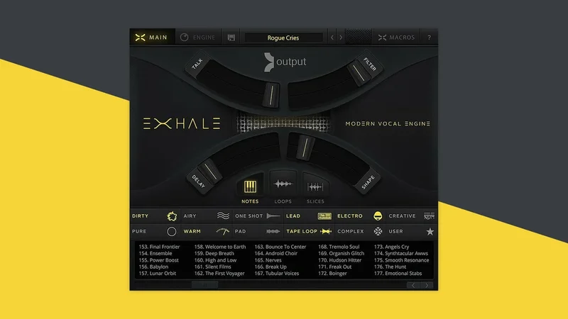 Exhale interface
