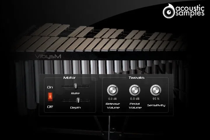 Acousticsamples VibysM interface