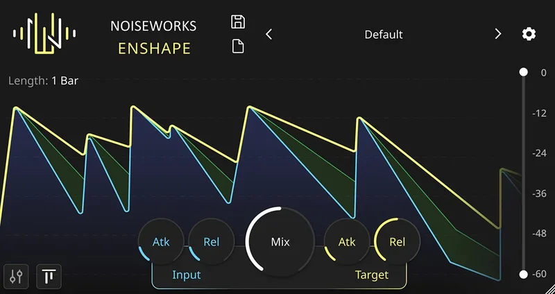 NoiseWorks Audio Enshape interface