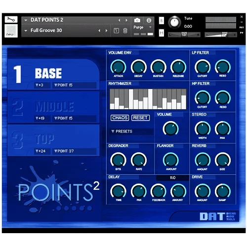 Dream Audio Tools Points 2 interface