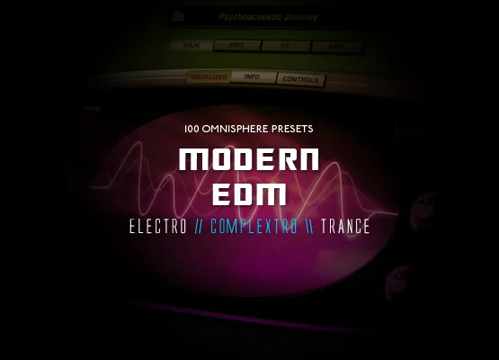 Audiority Omnisphere Modern EDM interface