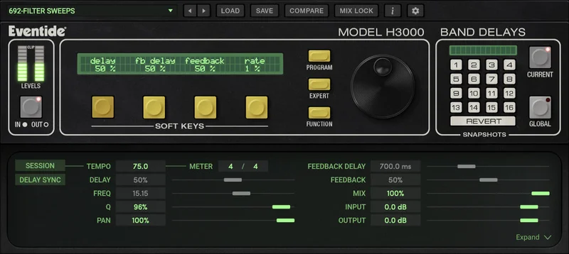 Eventide H3000 Band Delays Mk II Crossgrade from Mk I interface