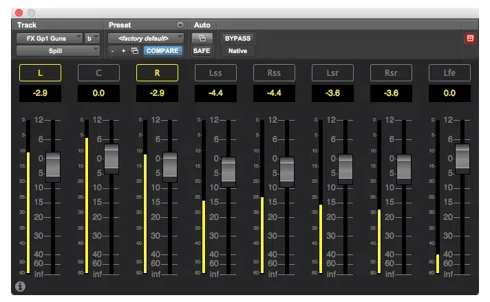 Neyrinck Spill Plug-In interface