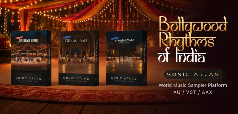 Pitch Innovations Sonic Atlas: Bollywood Rhythms of India Bundle interface