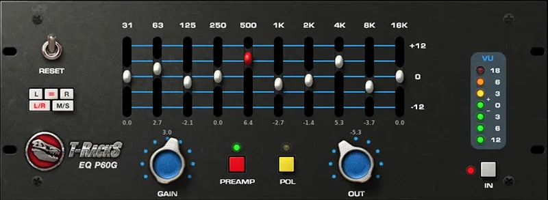IK Multimedia EQ P60G interface