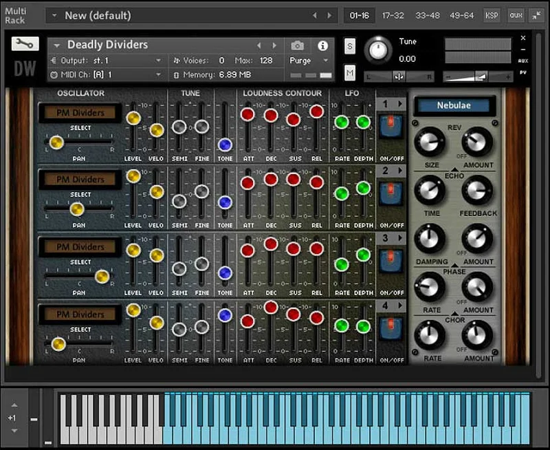 Loot Audio Constellation: Apollo 203A interface
