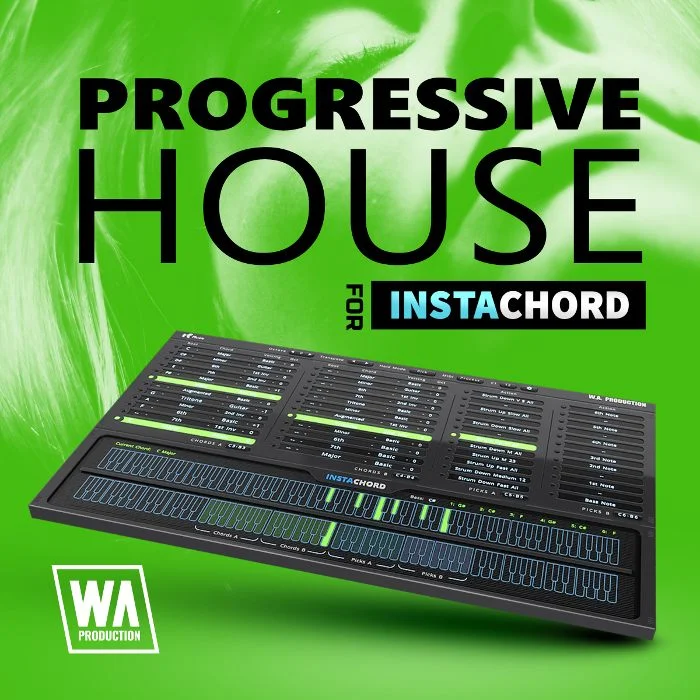 W. A. Production Progressive House for InstaChord & InstaChord 2 interface