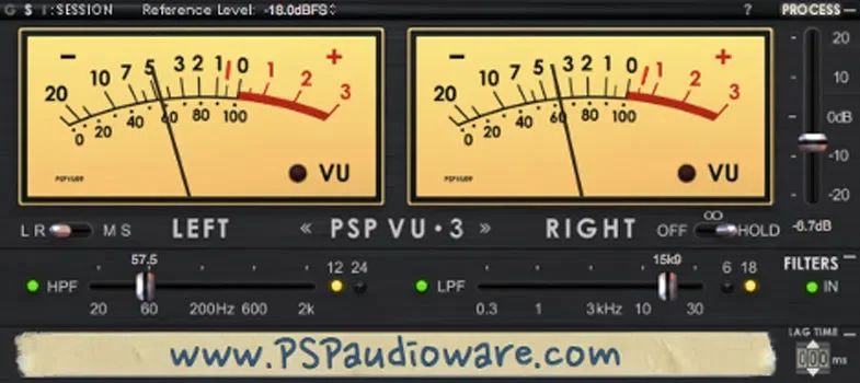 PSP Audioware TripleMeter interface