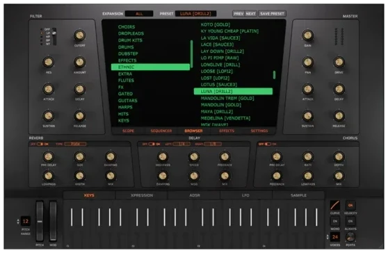 Initial Audio Heat Up 3 Standard Edition interface