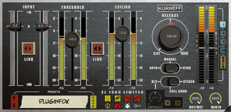 Korneff Audio El Juan Limiter interface