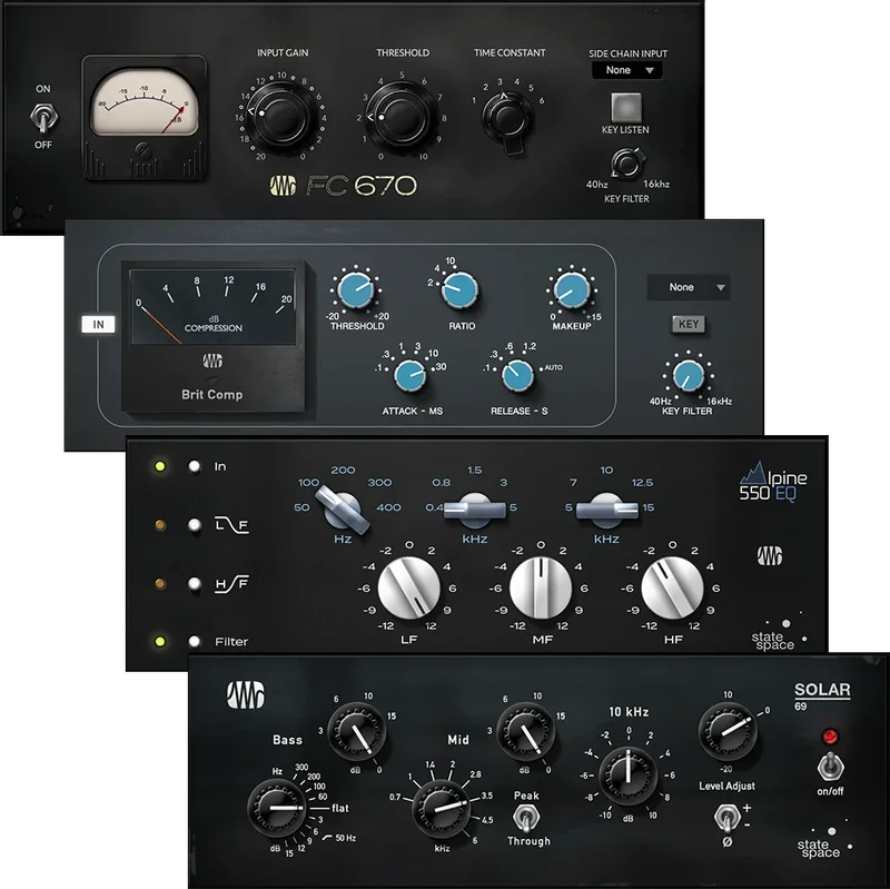 PreSonus Fat Channel Classic Studio Bundle interface