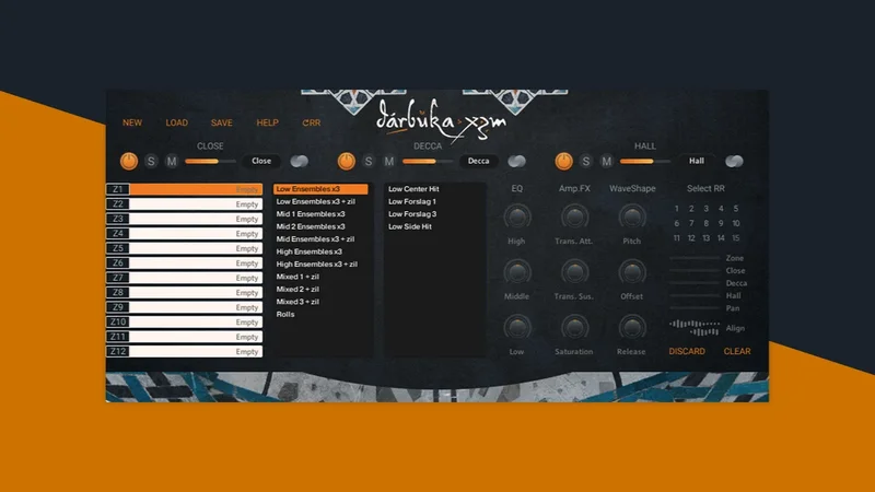 Strezov Sampling Darbuka X3M interface