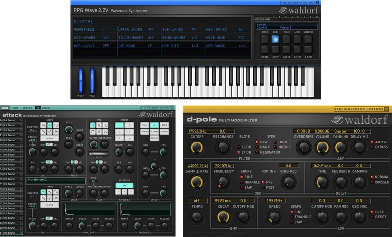Waldorf Edition 2 Bundle interface