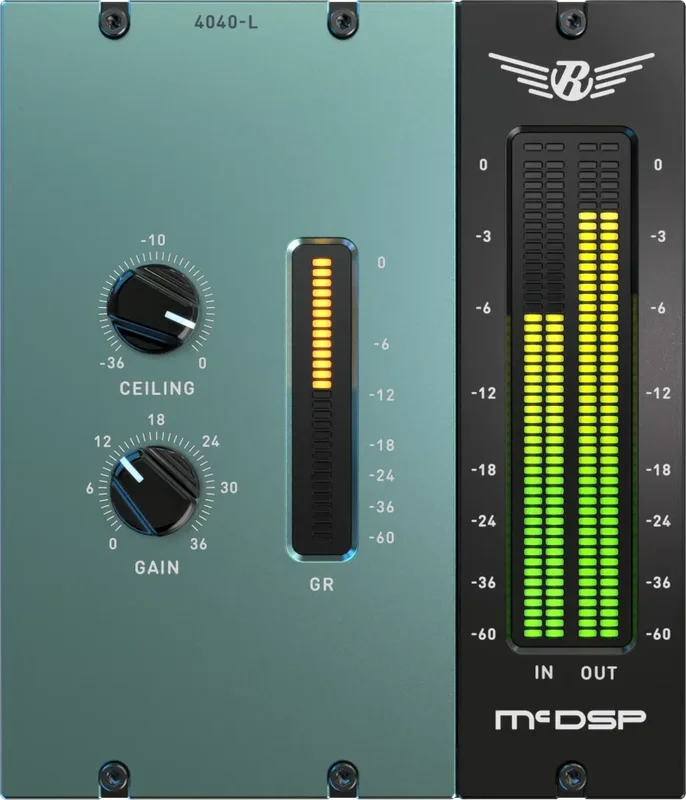 McDSP 4040 Retro Limiter HD v7 interface