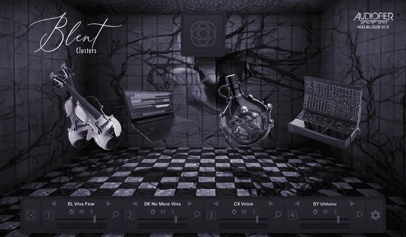Audiofier Blent 3 - Clusters interface