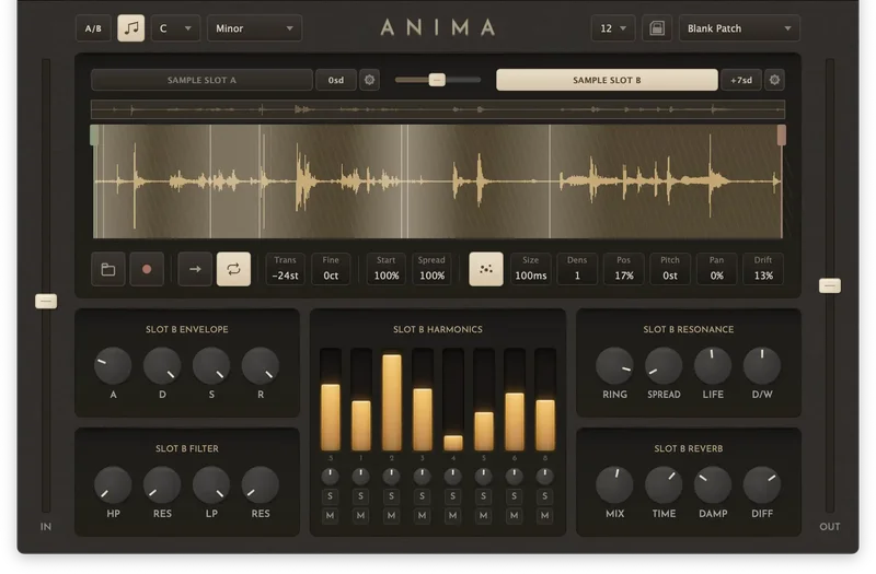 Sequins Anima interface